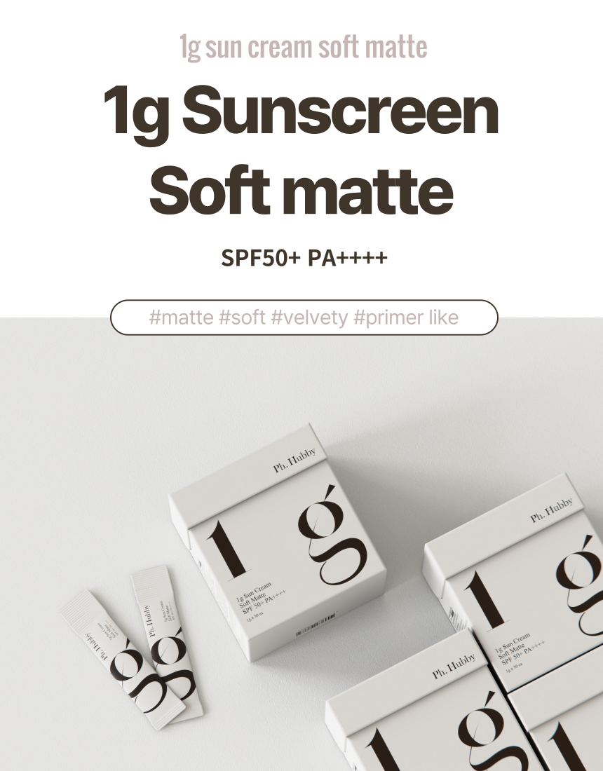 Ph Hubby 1g Sun Screen -Soft Matte Series From Korea