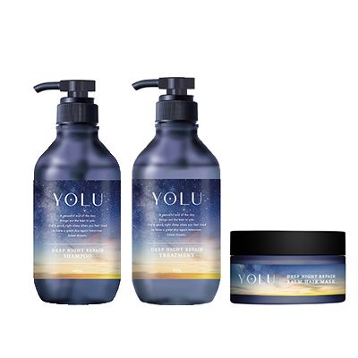 YOLU Deep  Night Repair Series (Shampoo/ Conditioner/ Hair Oil/ Treatment Hair Mask) Direct from Japan