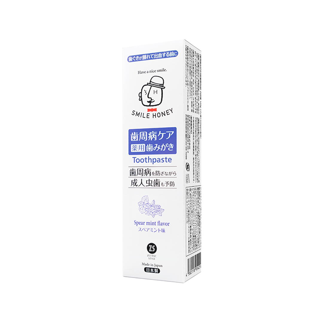 Nippon Zettoc Smile Honey Toothpaste (Cinnamon Mint/ Spearmint/ Herb Mint)