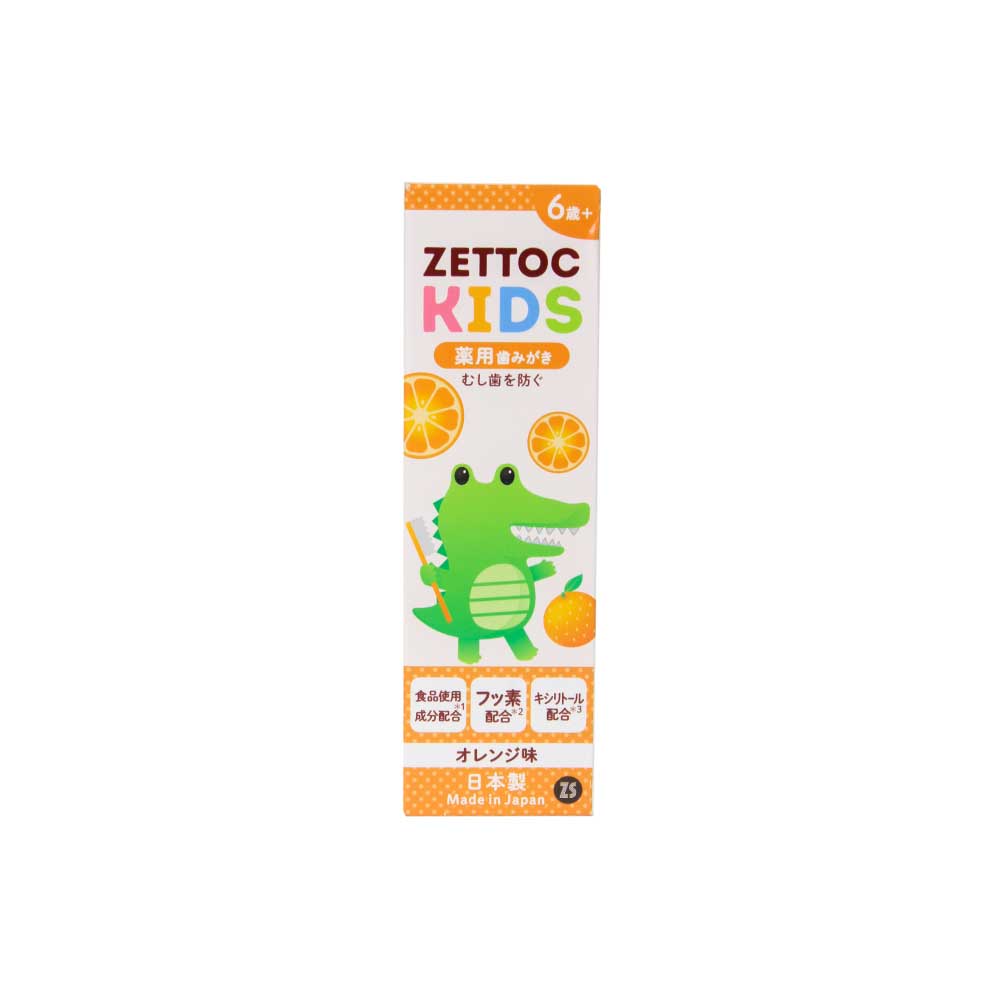 Zettoc Kid Toothpaste (Cola - 6yo /Orange -  6yo/ Watermelon 2-5yo /Strawberry 2-5yo)